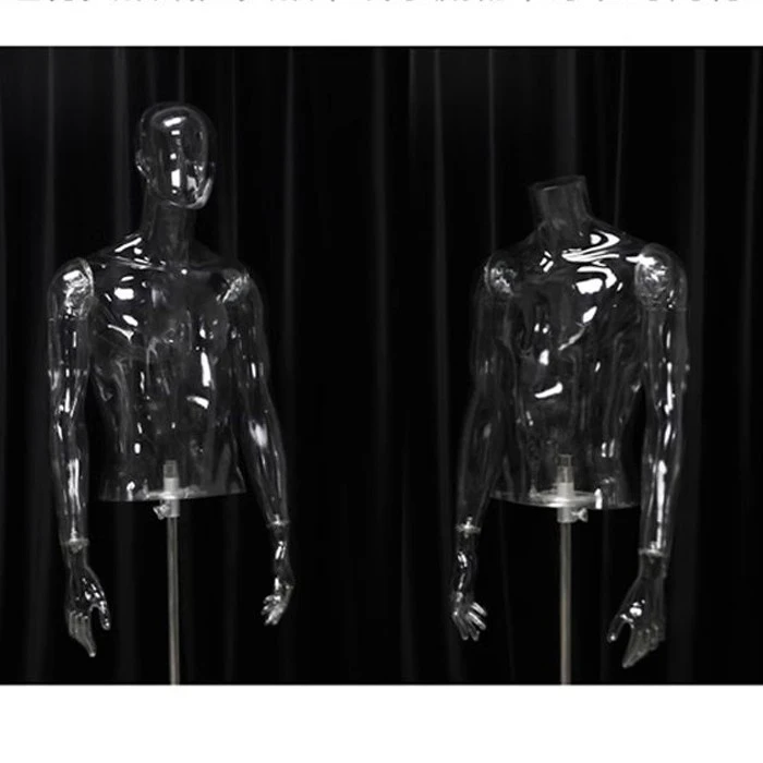 Transparent mannequin torso (9) Transparent mannequin torso (9)